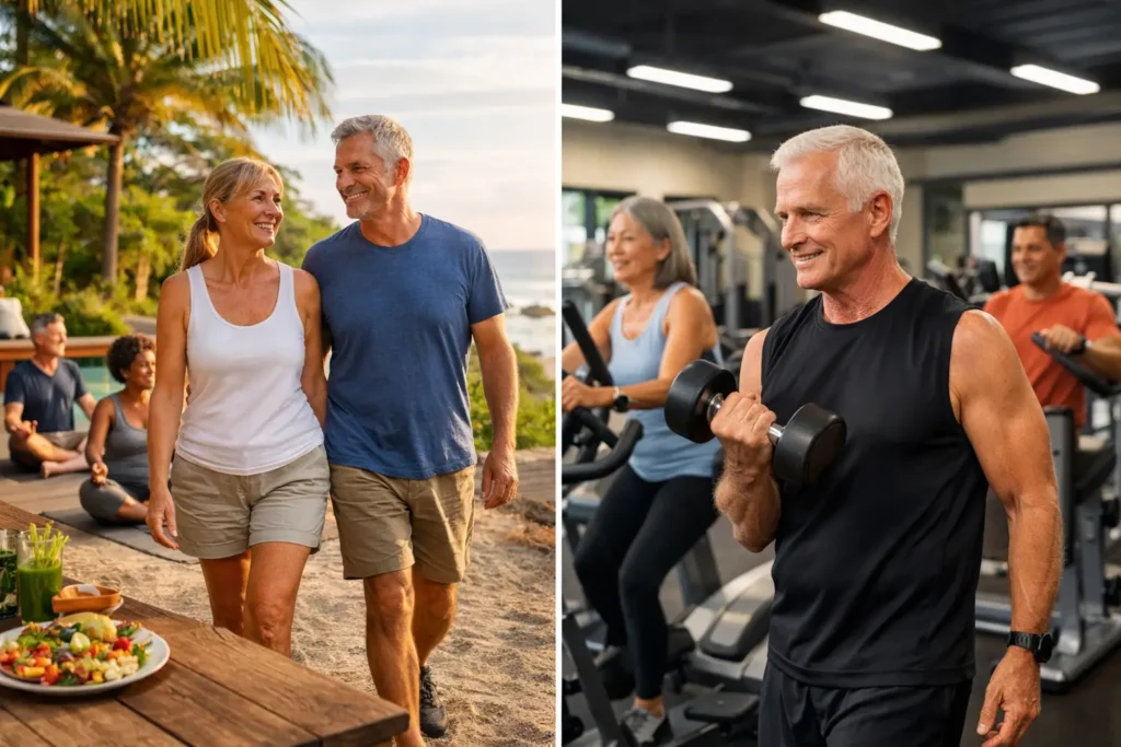 Midlife Fitness Retreat vs Gym Membership